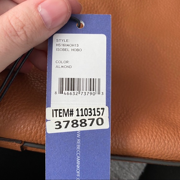 Rebecca Minkoff Isobel Almond Hobo Purse - Picture 7 of 8